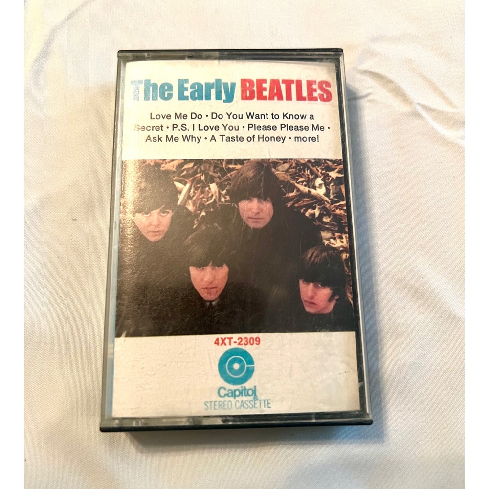 Vintage 1969 The Beatles The Early Beatles Cassette 4XT-2309 Capitol Records